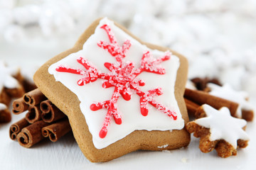 snowflake cookie