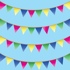 Obraz premium bunting flags