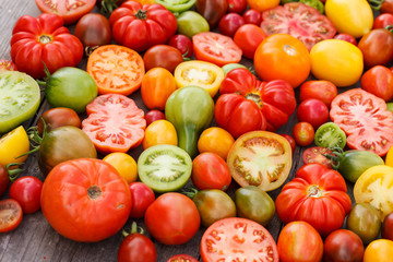 colorful tomatoes