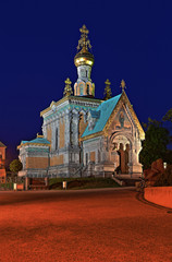 Fototapeta premium Russische Kapelle auf der Mathildenhöhe in Darmstadt (2013)