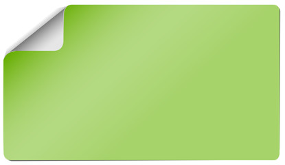 sticker green - obrazy, fototapety, plakaty