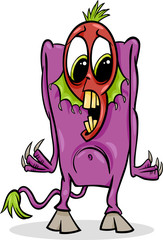 cartoon funny monster illustration