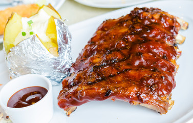 barbecue pork spareribs