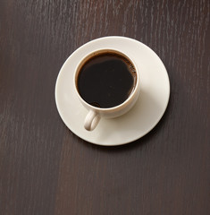 Cup of coffee at workplace