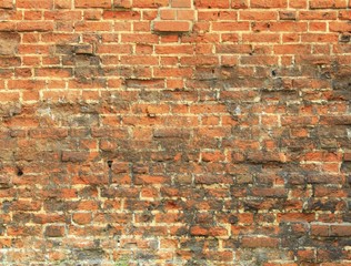 Grungy background of a brick wall texture