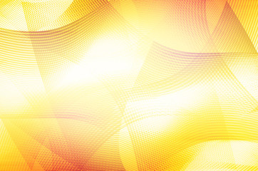 Abstract yellow line curves background.