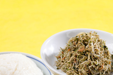 昆布ちりめんじゃこ・ご飯