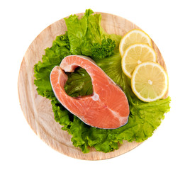 Salmon steak