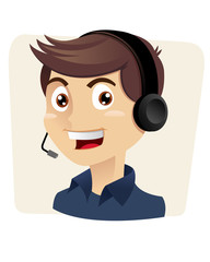 customer service man