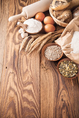 Traditional kitchen ingredients