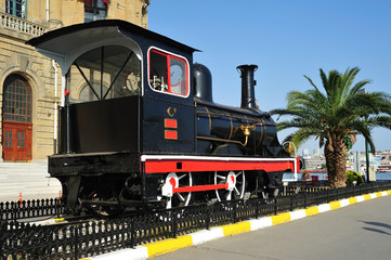 Old locomotive at Haydarpasha station