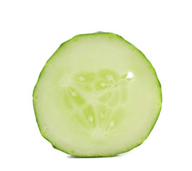 Slice of resh cucumber.