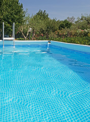 pool on a clear day