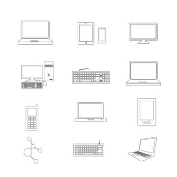 computers icons
