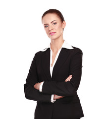 Portrait of a confident young woman standing