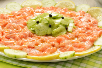 Carpaccio di salmone