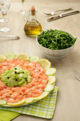 Carpaccio di salmone