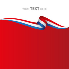 Niederlande Flagge Banner Vektor Silhouette