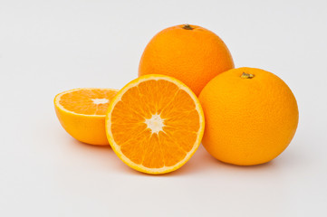 fresh Orange fruit close up