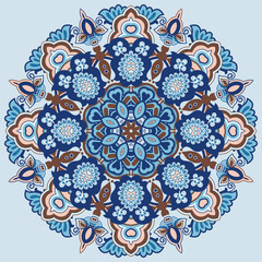 Ornamental round pattern