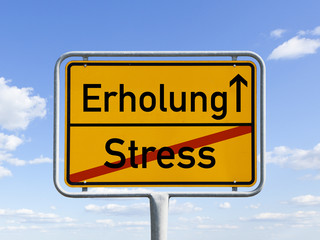 Übergang von Stress zu Erholung