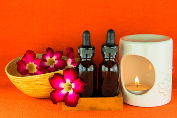 Aromatherapy essential oil and the burner