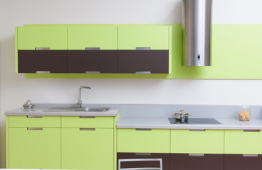 modern kitchen in a modern house