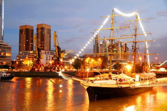 Puerto Madero in Buenos Aires..
