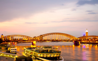 Cologne at night