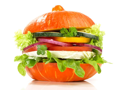 Gem&uuml;se Hamburger - Vegan, Vegetarisch fleischlos Essen