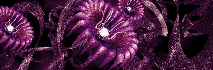 flowers abstract background © neurostructure
