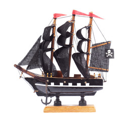 pirate sailing ship