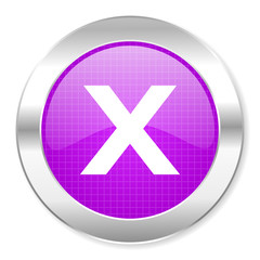 Obraz premium cancel icon