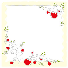 pomegranate card