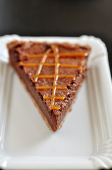 Schokoladen Karamell Tarte
