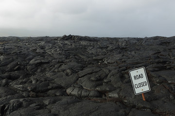 Lava rock from the eruption of Kilauea, Big Island Hawai'i