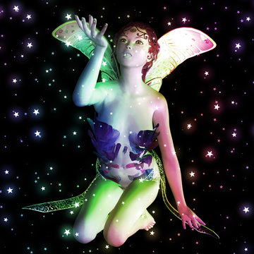 Fairy in stars
