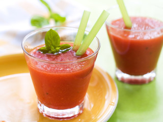Vegetable juice or smoothie