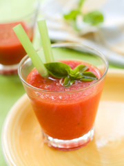 Vegetable juice or smoothie