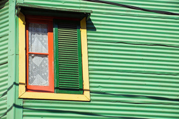 Window in La Boca, Buenos Aires