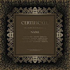 Original vintage frame. Retro design