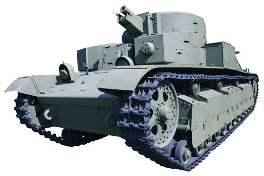 old three-tower tank