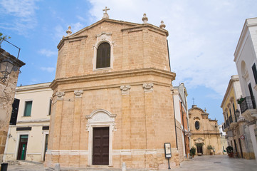 Fototapeta na wymiar St Mary litości Church.San Vito dei Normanni.Puglia.Italy.