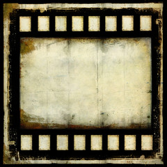 Old grunge film strip frame background