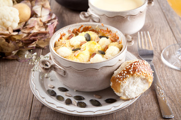 Blumenkohl-Gratin
