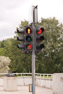 Timed traffic lights