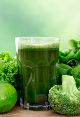 Healthy green juice
