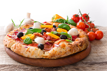 Delicious italian pizza