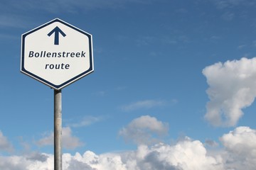 niederländisches Verkehrszeichen: Touristische Route