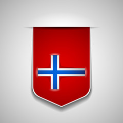 Norway Flag Shield